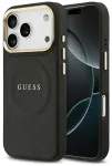 Case Guess Peony Hot Stamp MagSafe for iPhone 17 Pro black