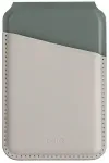 UNIQ Lyden DS magnetiline RFID rahakott ja telefonialus, beež-roheline|ivory-lichen green