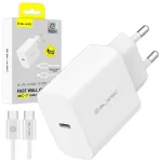 Blavec BC-7 reisilaadija | 45W | PD, QC, GaN | USB-C | USB-C kuni USB-C kaabliga komplektis | valge