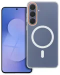 GO ORANGE telefoni &uuml;mbris MagSafe toega Samsung Galaxy S25 FE (S731) l&auml;bipaistev