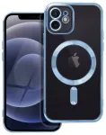 Electro Mag Cover telefoni &uuml;mbris MagSafe toega iPhone 12 sinine