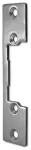 Qoltec Double-sided straight plate for electric door strike | Catch plate | 110mm | Stainless steel