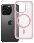 Flexline Mag telefoni &uuml;mbris MagSafe toega iPhone 16 Pro roosa