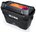 WILDMAN traveling bag for bike handlebars with zipper 3L (4"-7") XT8 black
