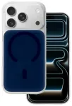 Glossy telefoni &uuml;mbris MagSafe toega iPhone 17 Pro tumesinine