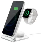 Nillkin PowerTrio 3-in-1 juhtmevaba laadija | Qi | &Uuml;hildub MagSafe'iga | valge