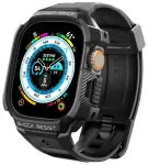 Spigen Rugged Armor Pro nutikella &uuml;mbris Apple Watch Ultra (49 mm) jaoks | must