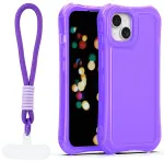 Safepop telefoni &uuml;mbris rihmaga iPhone 14 lilla