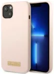 Guess GUHMP13SSBPLP iPhone 13 mini 5,4" roosa tagakaas Silicone Logo Plate MagSafe