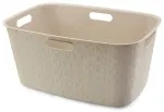 Pesukorv Softex 45L 57x37x27cm kriidiga valge