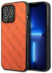 Karl Lagerfeld KLHCP13XPTLO iPhone 13 Pro Max 6,7" k&otilde;va &uuml;mbris oranž Perforated Allover