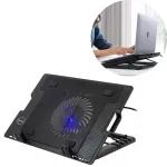 Riff RF-0092 2-in-1 s&uuml;learvuti jahutusalus reguleeritava nurgaga alusega + USB juhe (12"-17")