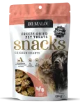 Treats for dogs and cats - DR Malou, Freeze-dried hearts for dogs and cats 100% chicken hearts 150g