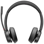 Poly Voyager 4320 77Z30AA Bluetooth stereo peakomplekt Microsoft Teams BT700 USB-C adapteriga must