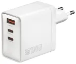 4smarts Pocket reisilaadija | 100W | GaN | USB-C, USB-A | valge