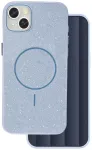 Glitter Thin telefoni &uuml;mbris MagSafe toega iPhone 17 Air sinine