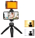 Puluz live recording set tripod + LED lamp + phone clip PKT3131B