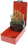 Metalli puuride komplekt HSS-TIN 1-10mm 19tk