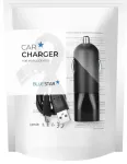 Blue Star autolaadija | 10W | USB-A, Micro USB | USB-A kuni Micro USB kaabliga komplektis | must