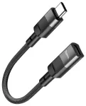 Adapter OTG USB C to Lightning Hoco 3A 0,1 m U107 must