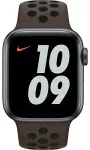 Apple Nike Sport nutikella rihm Apple Watch (38/40/41 mm) jaoks | silikoonist | pruun/must