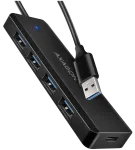 Axagon HUE-C1A USB-jaotur | USB-A kuni 4x USB 3.0, USB-C