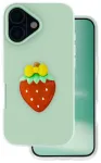 Fruit 2in1 telefoni &uuml;mbris iPhone 16 roheline