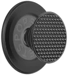PopSockets Round Aluminum Triangle Knurl Grip MagSafe alumiiniumist telefoni hoidik ja alus, must