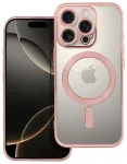 Electro Mag telefoni &uuml;mbris MagSafe toega iPhone 16 Pro roosa