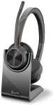 Poly Voyager 4320 77Z00AA Bluetooth stereo peakomplekt Microsoft Teams BT700 USB-A adapteri ja laadimisalusega must