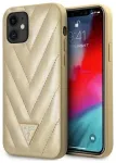GUHCP12SPUVQTMLBE Guess V Quilted kate iPhone 12 mini 5.4 Gold