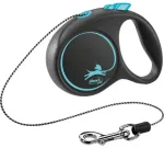 Automaatne rihm koertele &ndash; Trixie Flexi Black Design, Cord leash, XS: 3 m, (8kg)