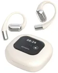 Bluetooth headphones 4smarts SkyBuds OWS with AI screen beige