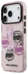 Karl Lagerfeld IML Multi K&CH Heads telefoni &uuml;mbris iPhone 17 Pro roosa