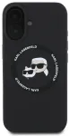 Karl Lagerfeld Liquid Silicone K&CH Heads telefoni &uuml;mbris MagSafe toega iPhone 16 must