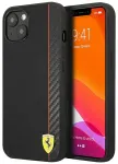 Ferrari FESAXHCP13SBK iPhone 13 mini 5,4" czarny|black hardcase On Track Carbon Stripe