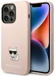 Karl Lagerfeld KLHCP14LSLCTPI iPhone 14 Pro 6,1" hardcase jasnor&oacute;żowy|light pink Silicone Choupette Body