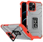 Crystal Ring Tough Rugged telefoni &uuml;mbris alusega iPhone 12 Pro Max punane