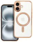 Electro Mag telefoni &uuml;mbris MagSafe toega iPhone 16 kuldne