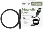 PanzerGlass Empower data transfer and charging cable | USB-C to USB-C | 240W | 1.5m | black