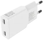 4smarts FlatPlug Slim Dual reisilaadija | 30W | PD, GaN | USB-C | valge