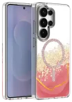 Epoxy Mag telefoni &uuml;mbris MagSafe toega Samsung Galaxy S25 Ultra (S938) roosa