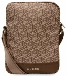 Guess Bag GUTB10HGCFSEW 10" brown|brown GCube Stripe Tablet Bag
