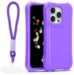 Safepop telefoni &uuml;mbris rihmaga iPhone 15 Pro lilla