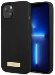 Guess GUHMP13SSPLK iPhone 13 mini 5,4" must k&otilde;va kate Silicone Logo Plate MagSafe