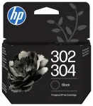 Tindikassettide komplekt HP 302/304 B82L1AE must/kolmev&auml;rviline
