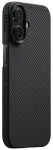 PITAKA Ultra-Slim MagSafe toega telefonikott iPhone 17 must hall