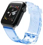 Light nutikella rihm Apple Watch 2/3/4/5/6/SE (38/40 mm) jaoks | silikoonist | sinine