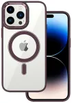 Tel Protect Magnetic Clear telefoni &uuml;mbris MagSafe toega iPhone 13 Pro punane