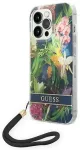 Guess GUOHCP14XHFLSB iPhone 14 Pro Max 6,7" niebieski|blue hardcase Flower Strap